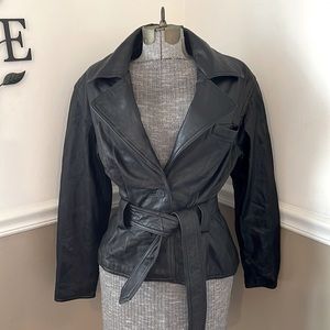 Pelle Studio | Lambskin Belted Jacket